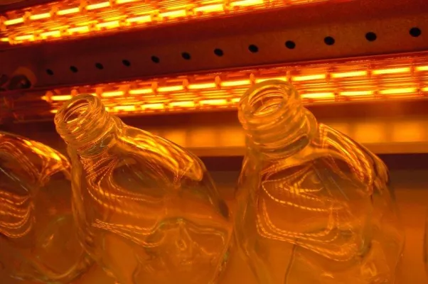 Glass syringe drying lamp